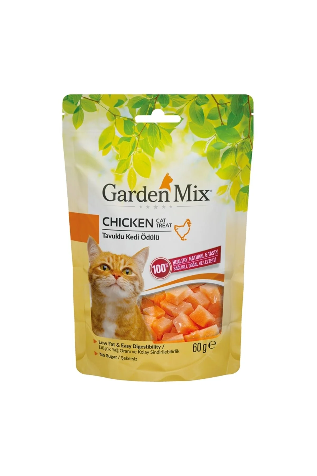 Garden Mix Tavuklu Düşük Yağlı Şekersiz Kedi Ödül Maması