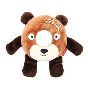 Gigwi Plush Friendz Simit Ayı Peluş Köpek Oyuncağı