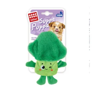 GiGwi Suppa Puppa Sesli Brokoli Köpek Oyuncağı 14×19,1×2,5cm