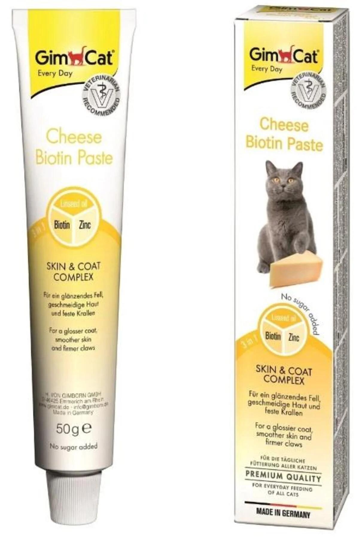 Gimcat Biyotinli ve Peynirli Güzellik Kedi Malt Macunu