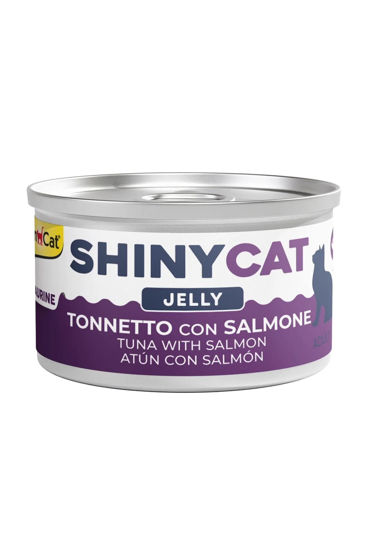 Gimcat Shinycat Sos İçinde Jelly Somonlu ve Ton Balıklı Kedi Konserve Maması