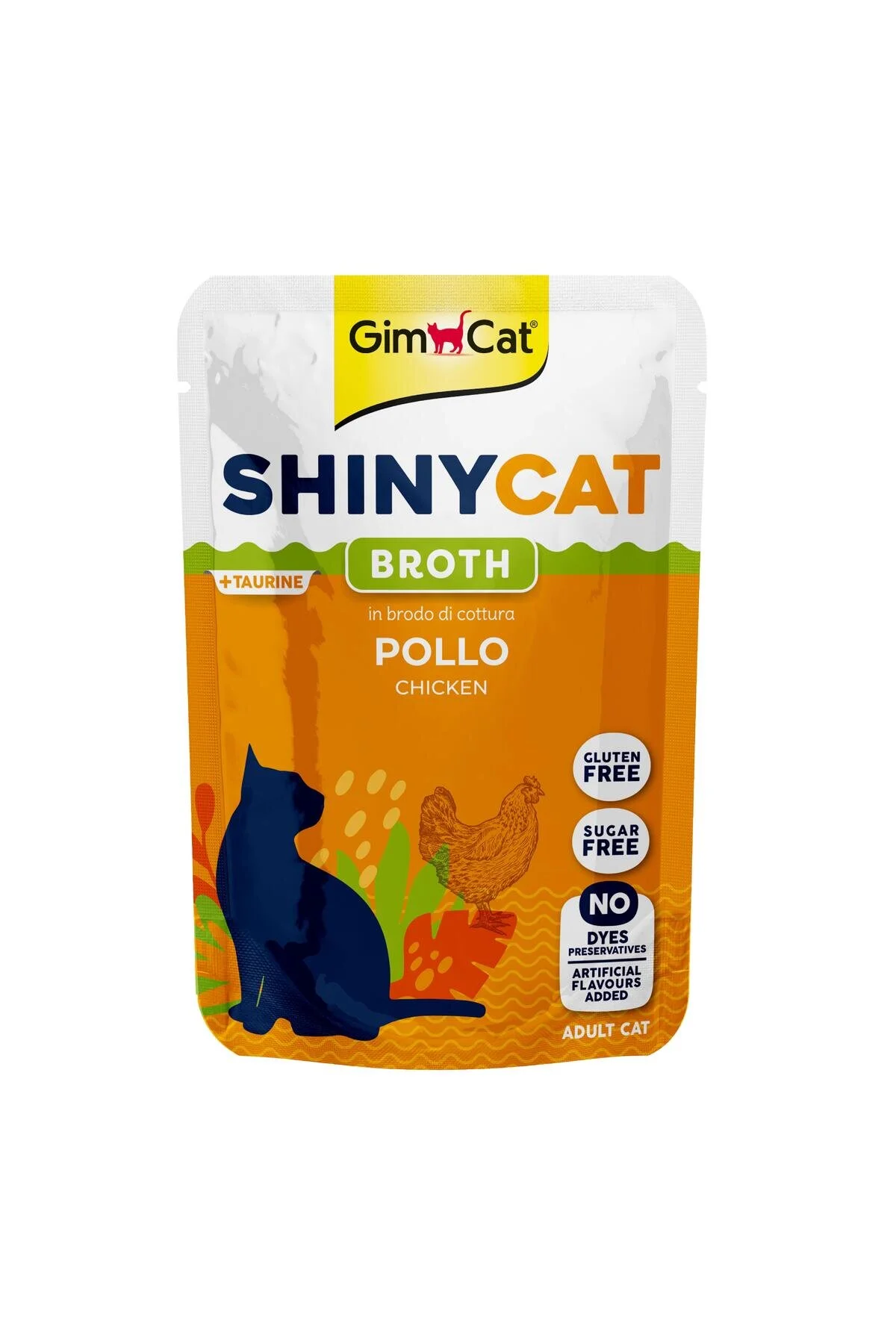 GimCat Shinycat Sos İçinde Tavuklu Yetişkin Kedi Konservesi 70gr