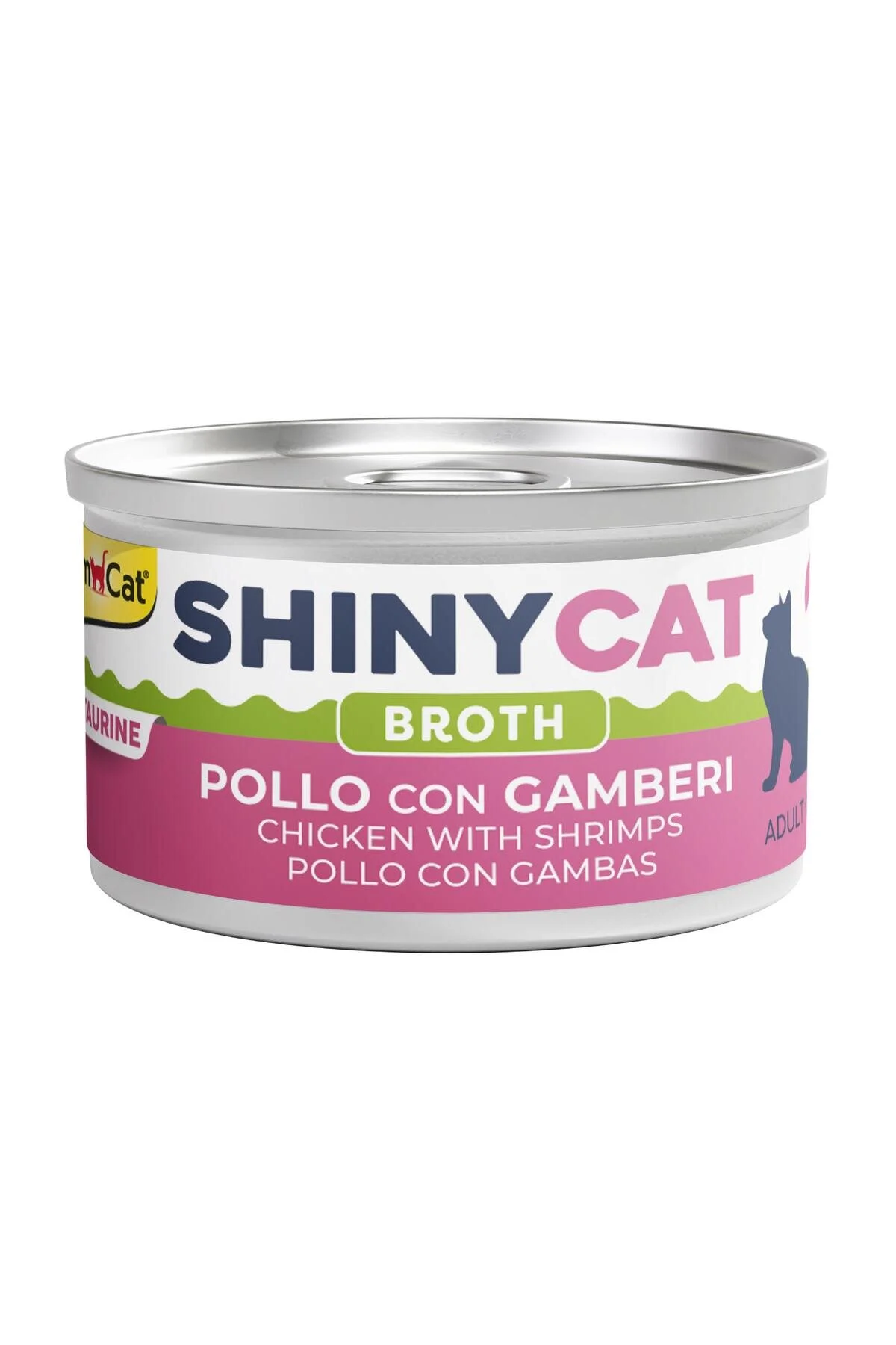 Gimcat ShinyCat Soslu Tavuk ve Karidesli Konserve Mama