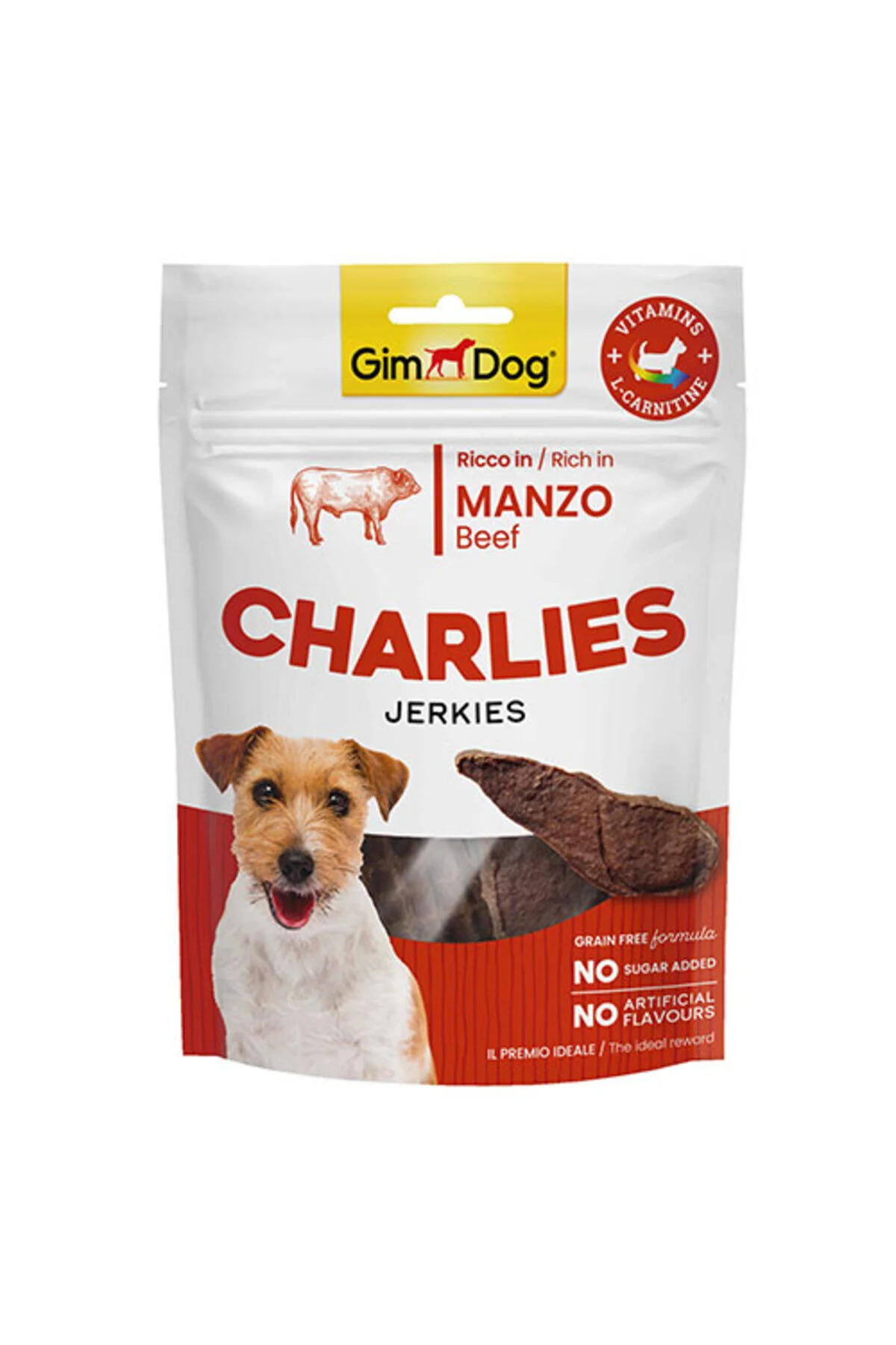 Gimdog Charlies Sığır Etli Tahılsız ve Şekersiz Köpek Ödül Maması