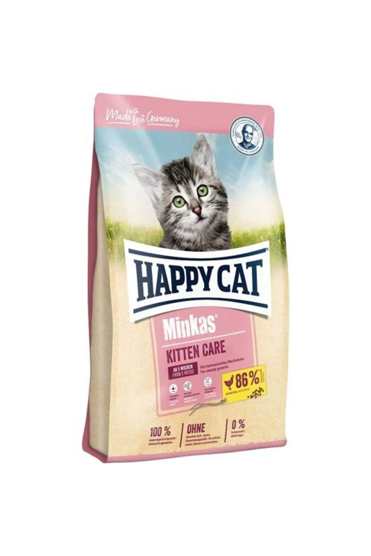 Happy Cat Minkas Kitten Care Tavuklu Yavru Kedi Maması 10kg