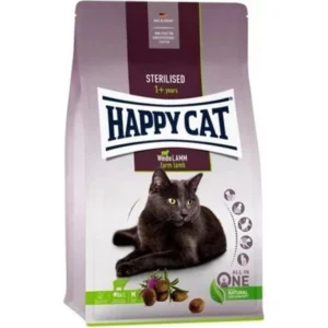 Happy Cat Weide Lamm Kuzu Etli Kısırlaştırılmış Kedi Maması 4kg