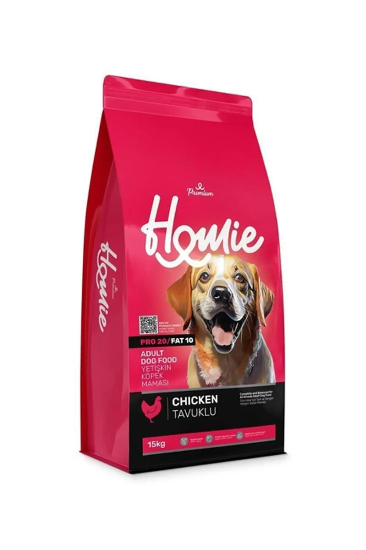 Homie Pro 20 Tavuklu Yetişkin Köpek Maması 15 Kg