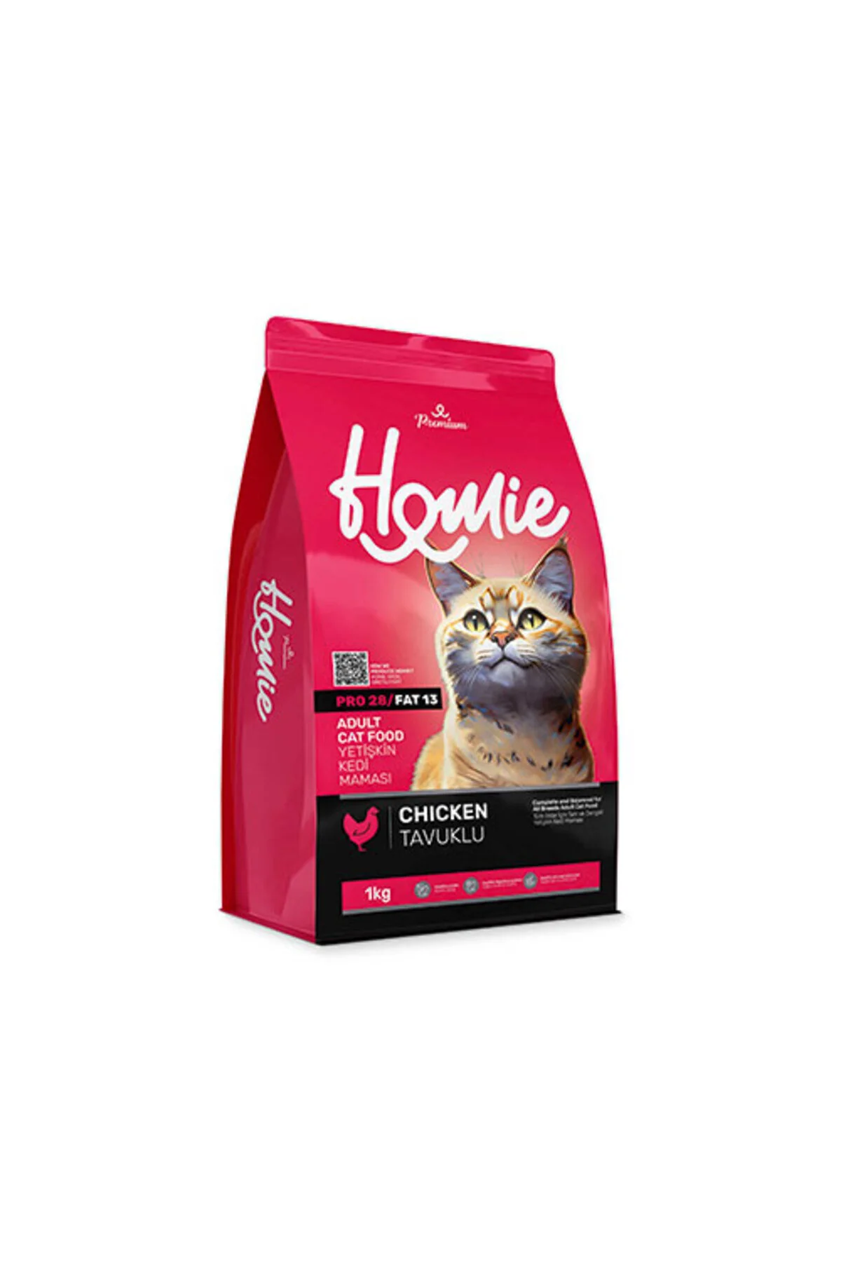 Homie Tavuklu Yetişkin Kedi Maması 1 Kg