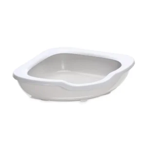 IMAC Fred Köşe Açık Kedi Tuvaleti 51x51x15,5cm (Bej)