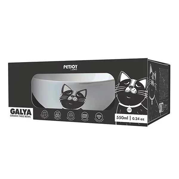 Kedi Seramik Mama ve Su Kabı