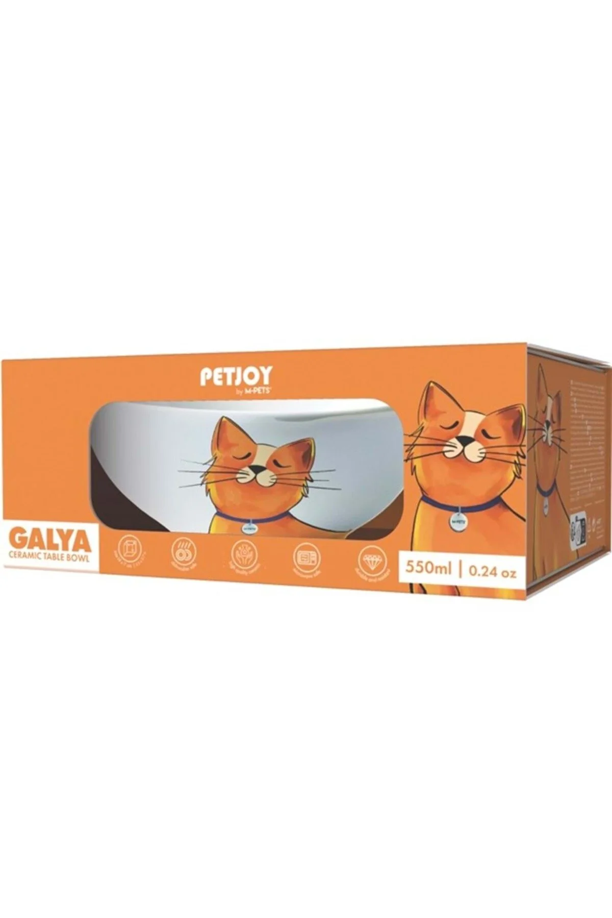 Kedi Seramik Mama ve Su Kabı
