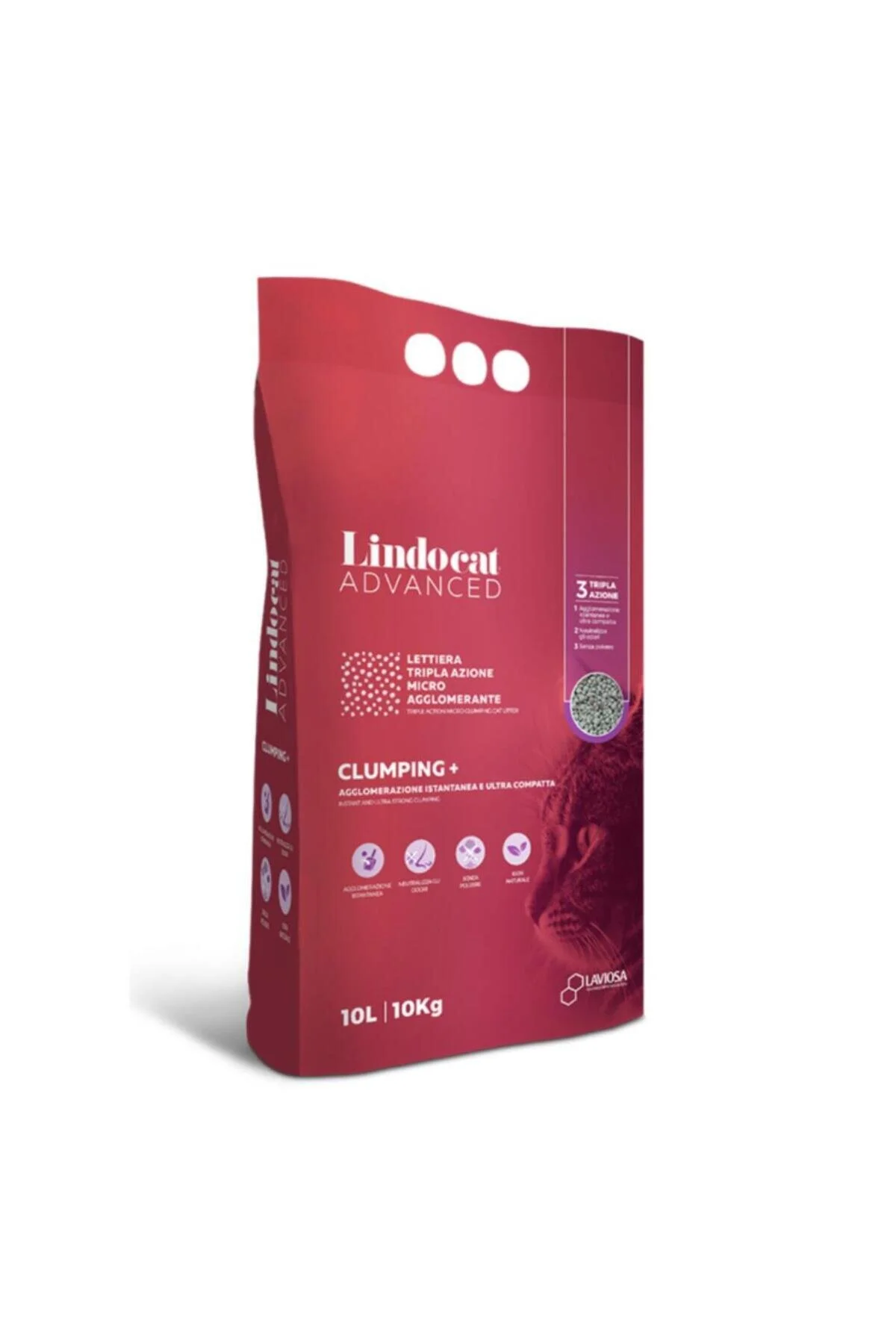 Lindocat Advanced Ekstra Güçlü Topaklanan Kokusuz Gri Kedi Kumu