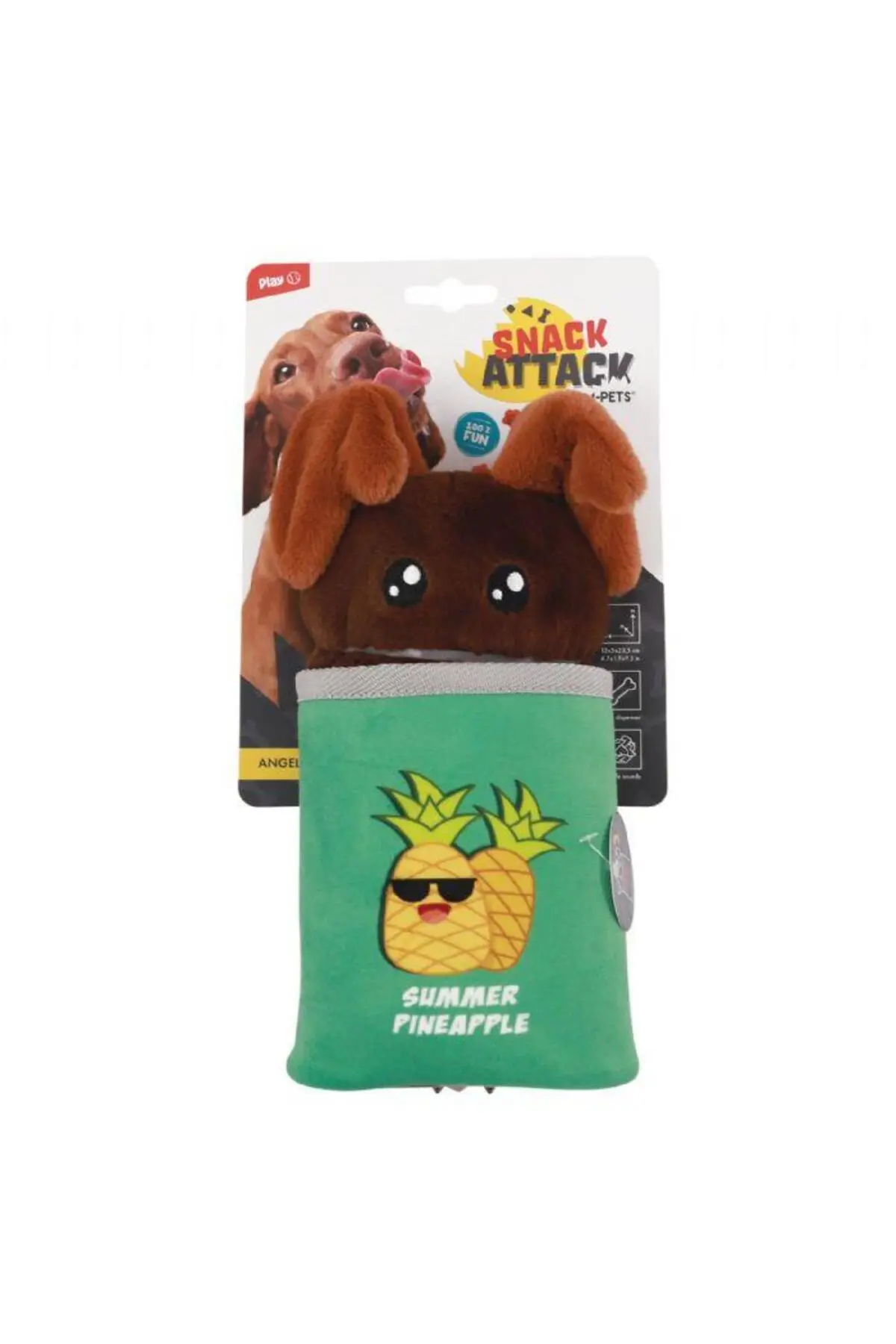 M-Pets Angel Ödül Hazneli Peluş Köpek Oyuncağı