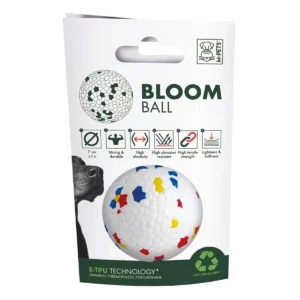 M-Pets Bloom Ball Parçalanmaz Top Köpek Oyuncağı 7cm (Beyaz)