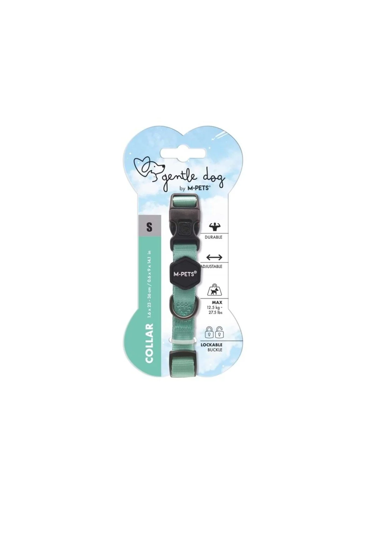 M-Pets Gentle Köpek Boyun Tasması Yeşil Small 23-36 Cm