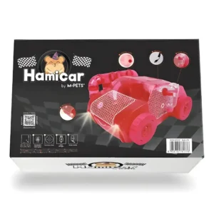 M-Pets Hamicar Araba Şeklinde Hamster Oyun Kafesi 36x50x25cm (Kırmızı)