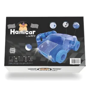 M-Pets Hamicar Araba Şeklinde Hamster Oyun Kafesi 36x50x25cm (Mavi)