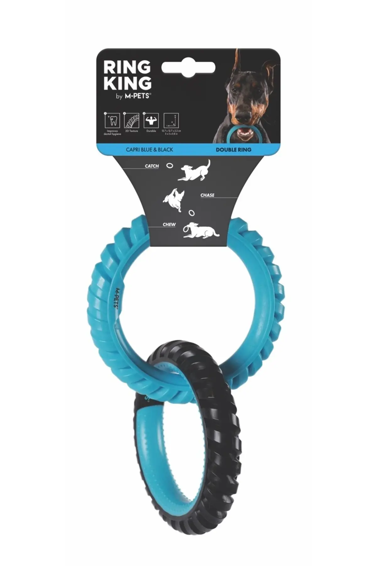 M-Pets Ring King Kauçuk Köpek Oyuncağı