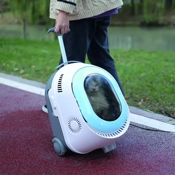 M-Pets Trolley Kedi ve Küçük Irk Köpek Taşıma Çantası 35x31x47cm