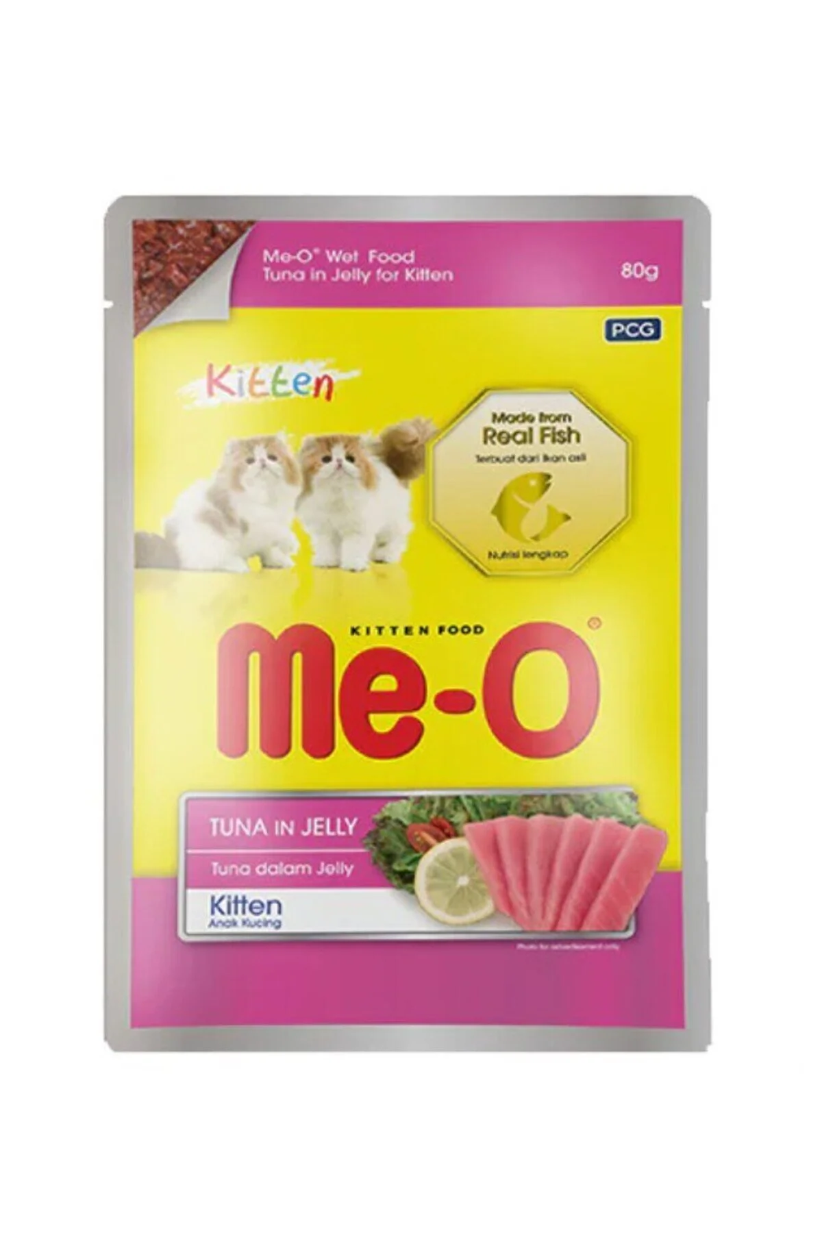 Me-O Jöle İçinde Ton Balıklı Yavru Kedi Konservesi 80gr