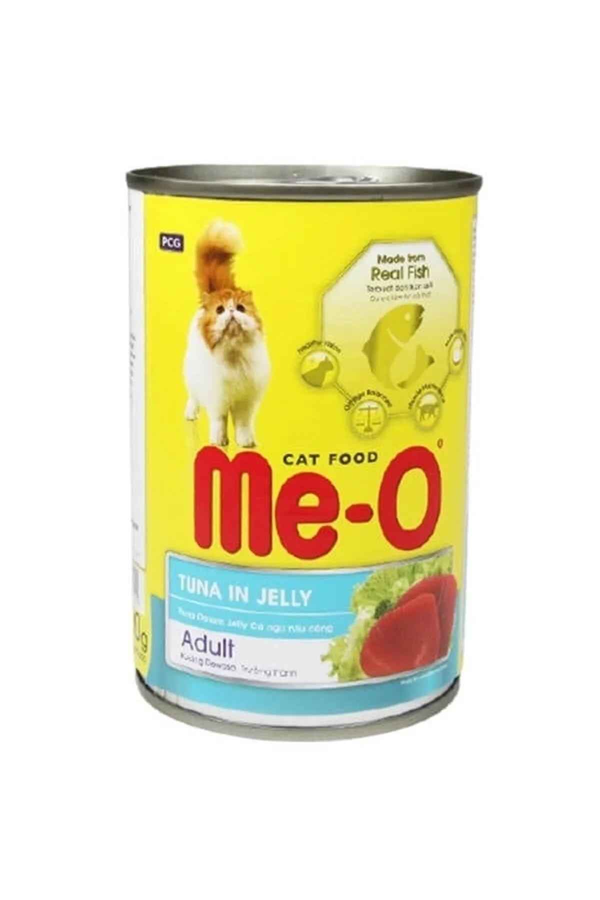 Me-O Jöle İçinde Ton Balıklı Yetişkin Kedi Konservesi 400gr
