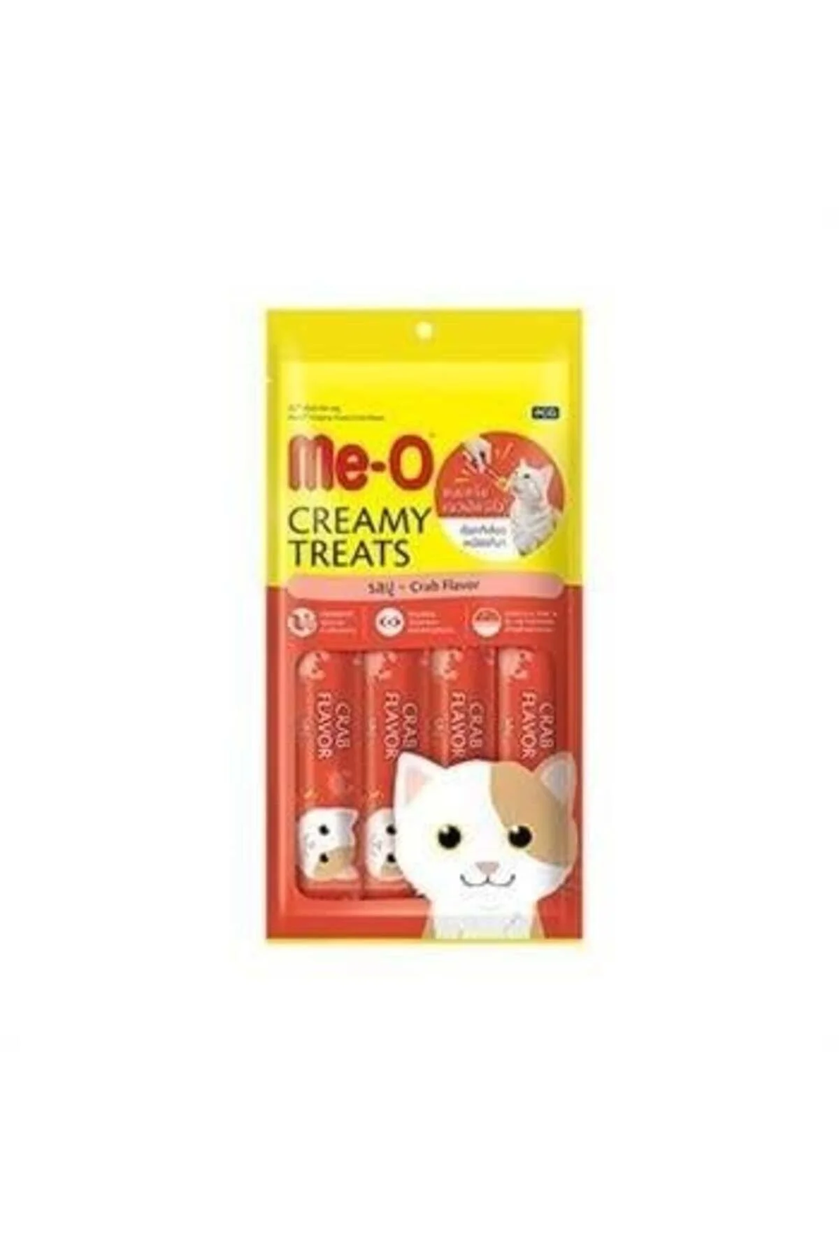 Me-O Yengeçli Krema Kedi Ödül Maması 15gr (4’lü)