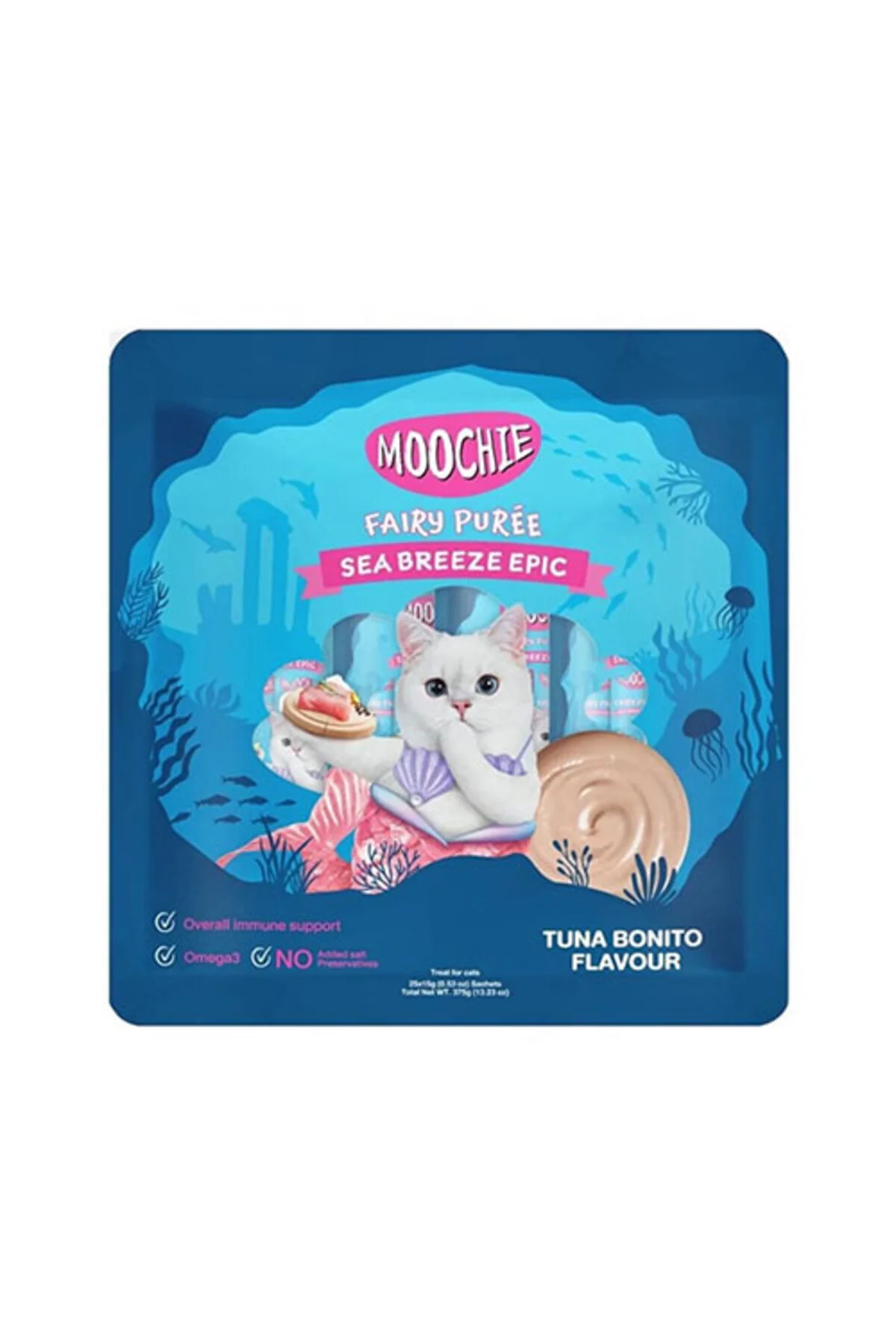 Moochie Creamy Tavuk Havuç ve Balkabaklı Sıvı Krema Kedi Ödülü