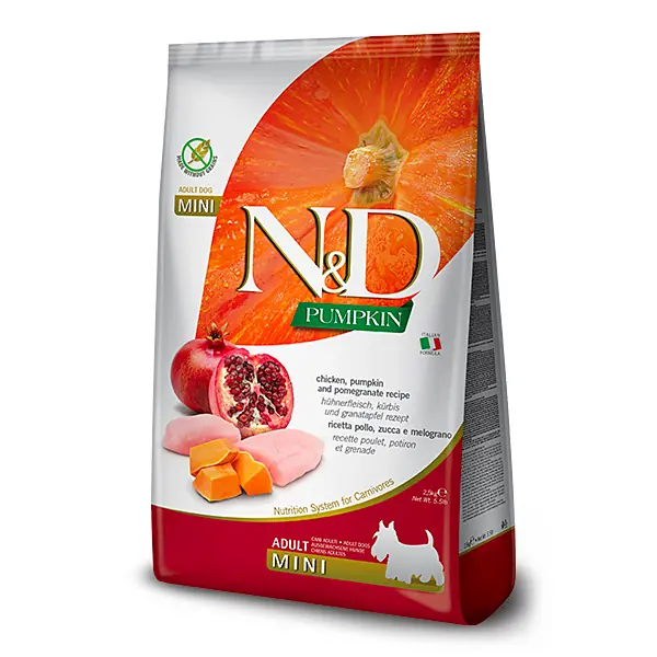 N&D Düşük Tahıllı Light Tavuk ve Narlı Küçük Irk Diyet Köpek Maması