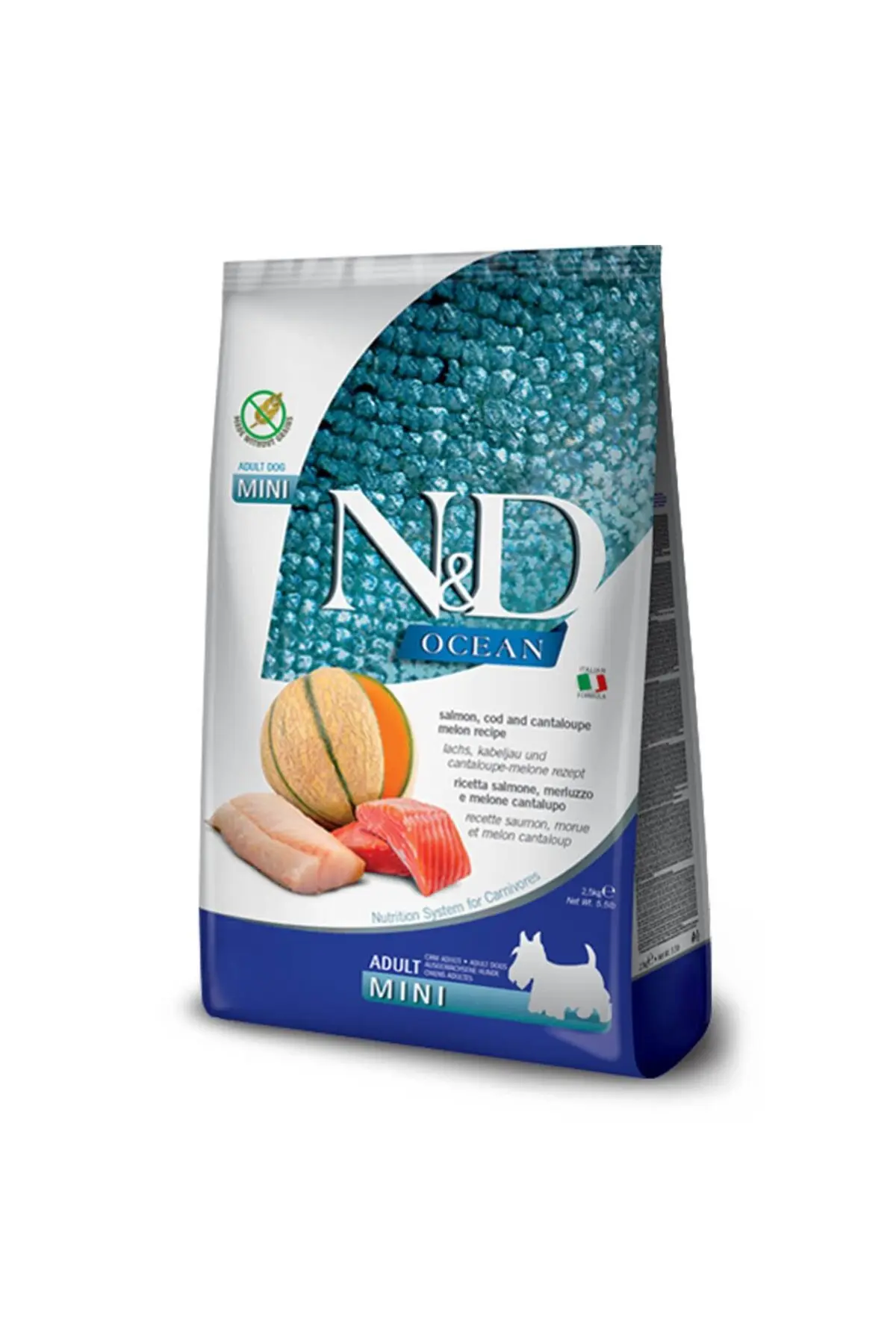 N&D Ocean Somon ve Morina Balıklı Mini Yetişkin Köpek Maması
