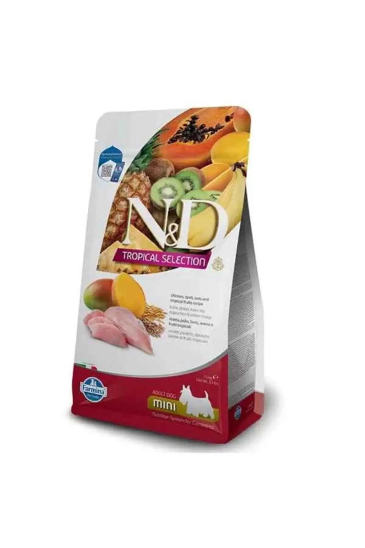 N&D Tropical Selection Tavuklu ve Tropical Meyveli Mini Irk Yetişkin Köpek Maması
