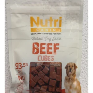 Nutri Canin %93,5 Sığır Etli Tahılsız Küp Köpek Ödül Maması 80gr