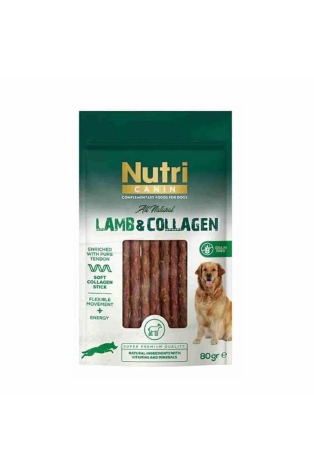 Nutri Canin Collagen Kuzu Etli Yumuşak Çubuk Köpek Ödülü