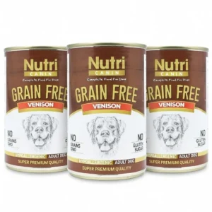 Nutri Canin Geyikli ve Patatesli Tahılsız Köpek Konservesi 400gr