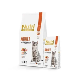 Nutri Feline Glutensiz Somonlu Düşük Tahıllı Yetişkin Kedi Maması