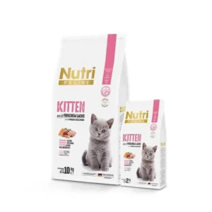 Nutri Feline Kitten Tahılsız Somonlu Yavru Kedi Maması 10 Kg