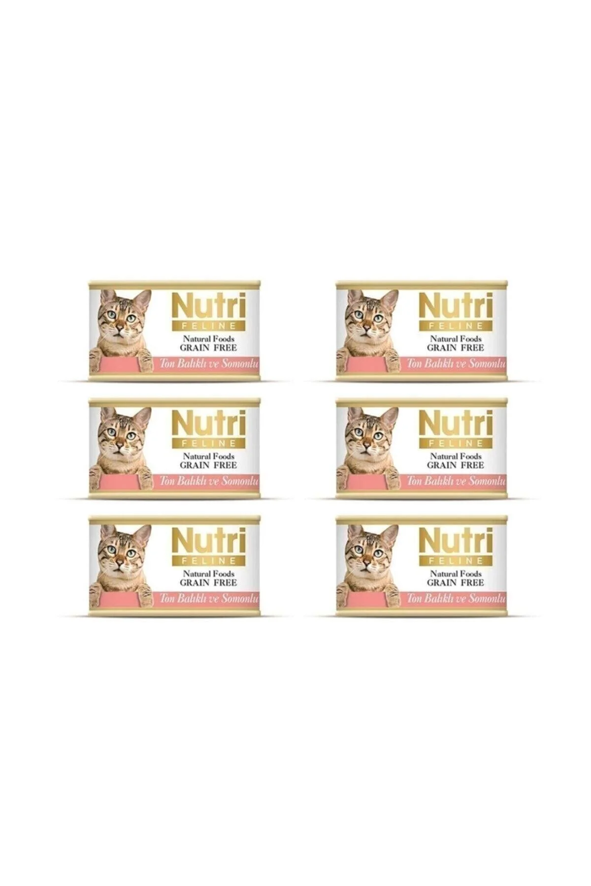 Nutri Feline Somonlu Tahılsız Kısırlaştırılmış Kedi Maması