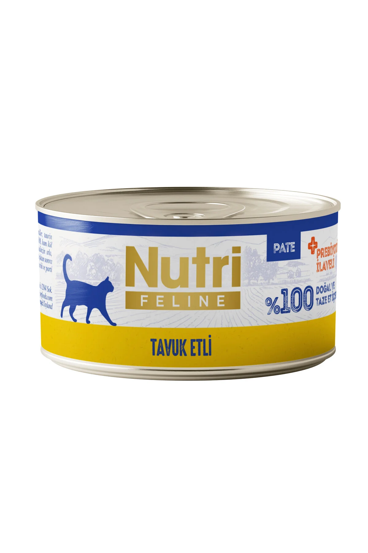 Nutri Feline Tavuk Etli Tahılsız Yetişkin Kedi Konservesi
