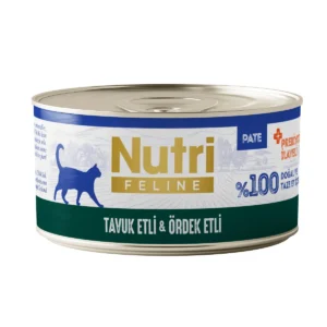 Nutri Feline Tavuk Etli ve Ördekli Tahılsız Yetişkin Kedi Konservesi