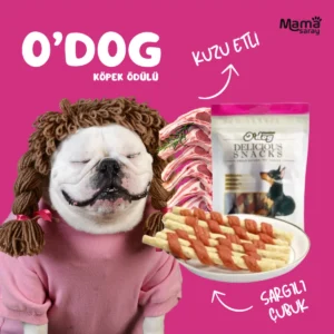 O’Dog Kuzu Etli Sargılı Köpek Ödül Maması 100gr