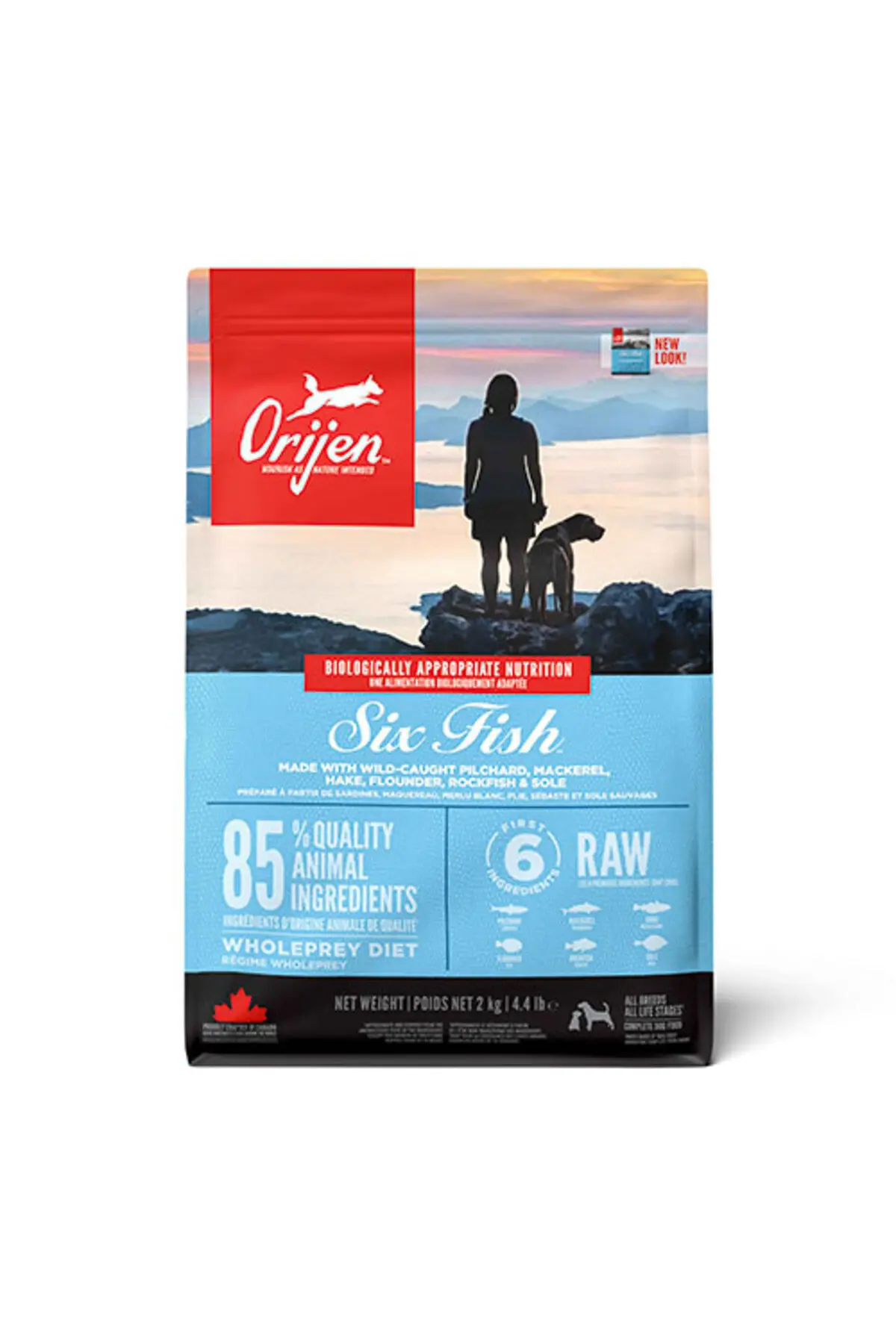 Orijen Six Fish Tahılsız Balık Yavru ve Yetişkin Köpek Maması