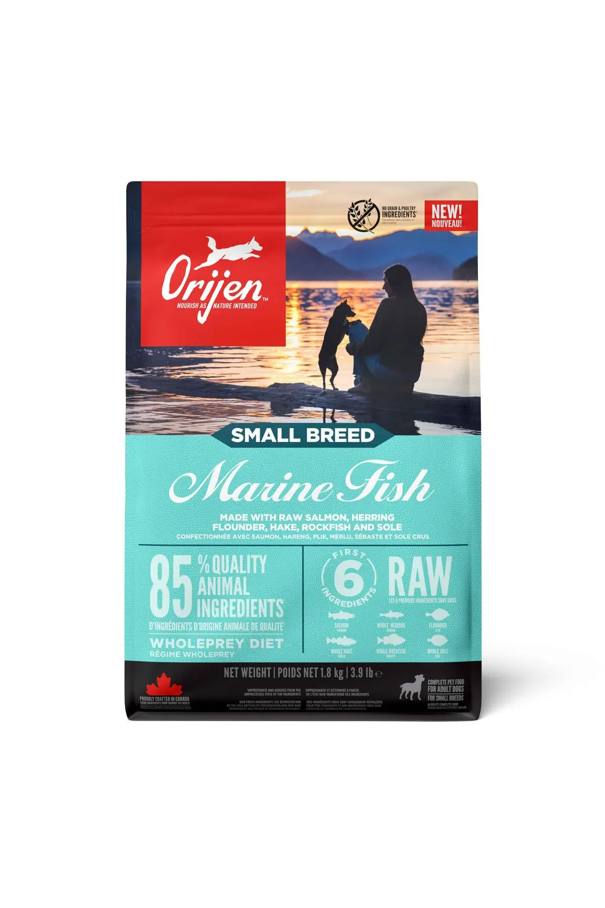 Orijen Small Breed Marine Fish Deniz Balıklı Küçük Irk Yetişkin Köpek Maması