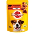 Pedigree Pouch Sığır Etli Kuzulu ve Havuçlu Yetişkin Köpek Konservesi 100gr