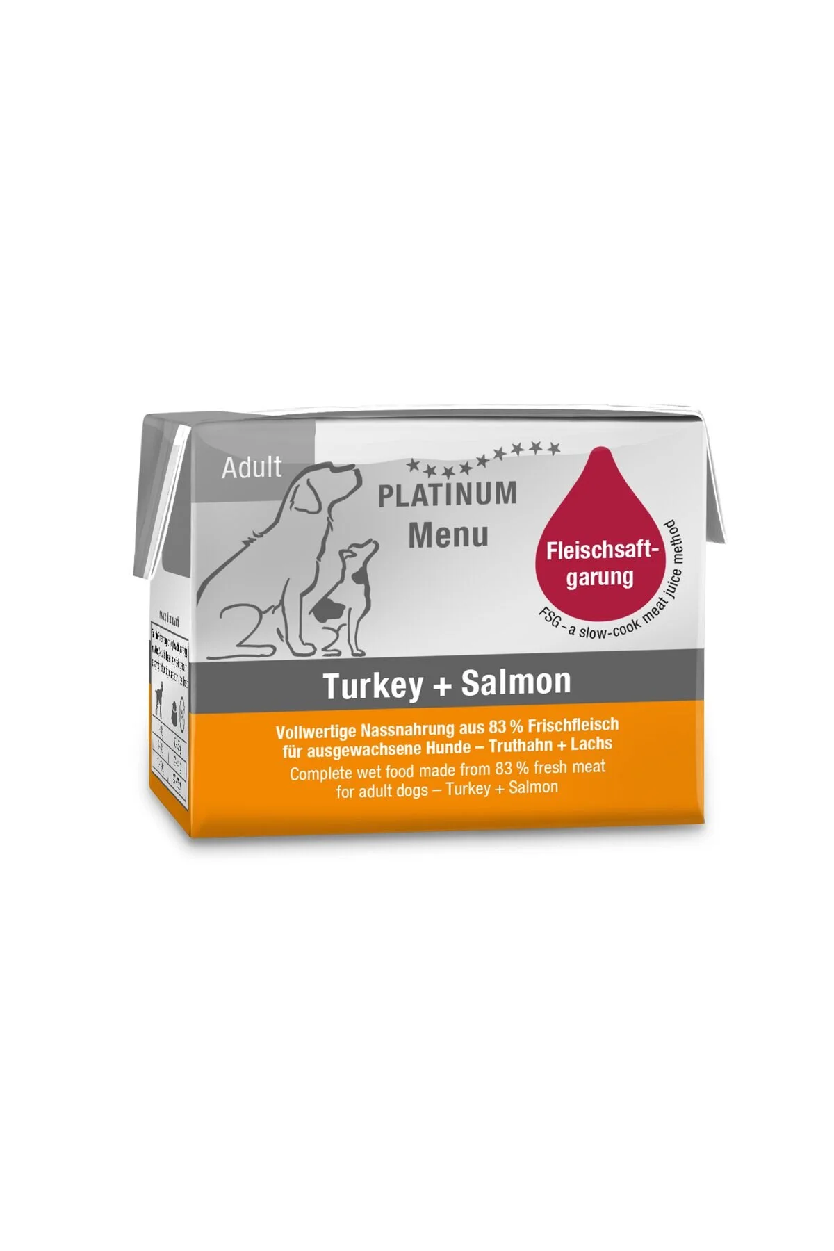 PLATINUM Hindili ve Somonlu Köpek Konservesi 90gr
