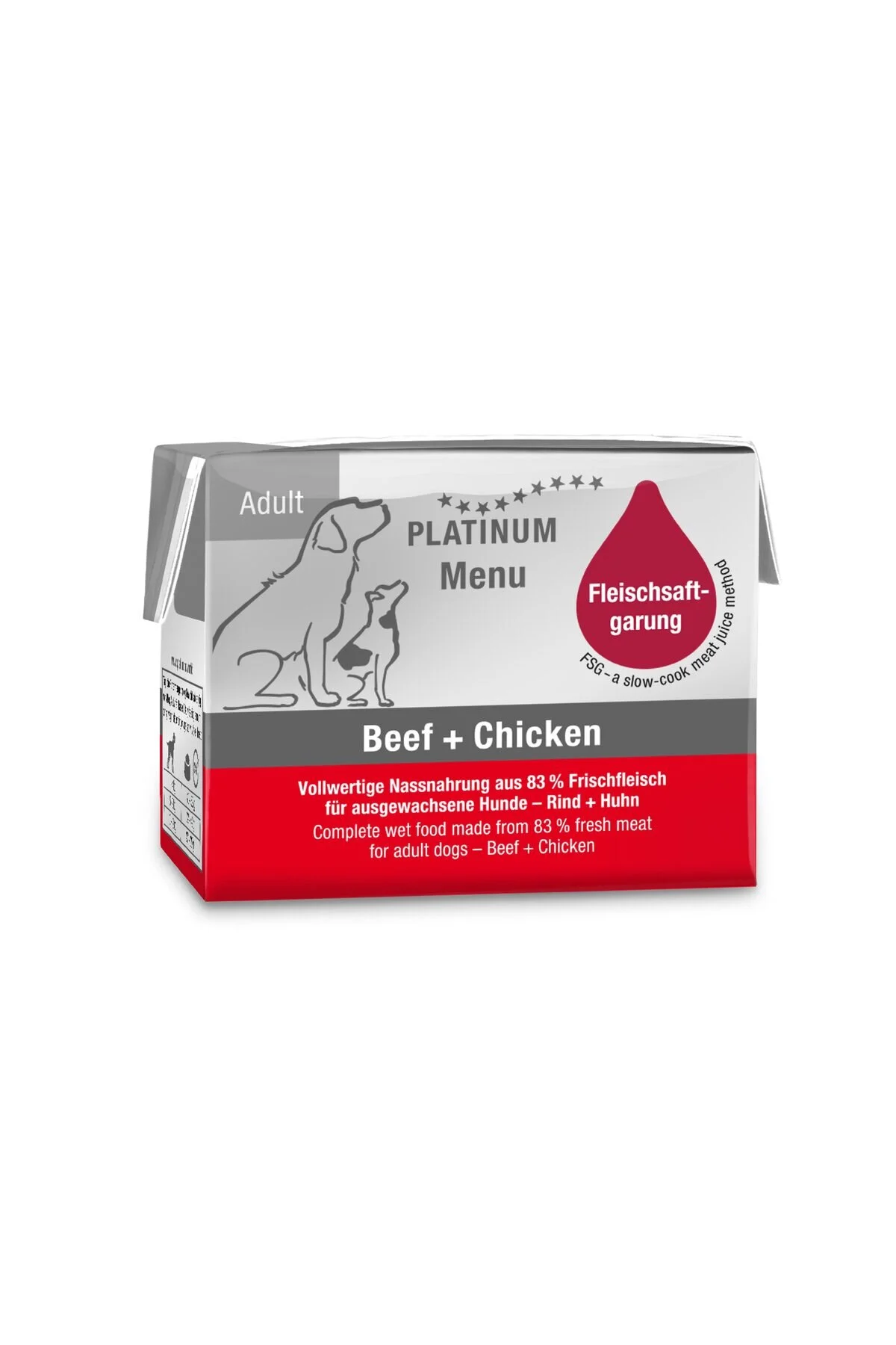 PLATINUM Sığır Etli ve Tavuklu Köpek Konservesi 90gr