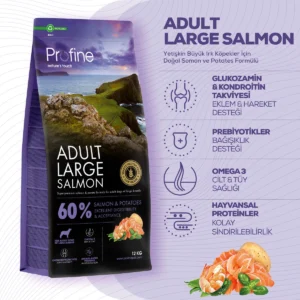 Profine Glutensiz Somonlu Büyük Irk Yetişkin Köpek Maması