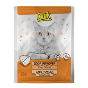Quik Bebek Pudralı Kedi Kumu Koku Giderici 25gr