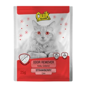 Quik Çilekli Kedi Kumu Koku Giderici 25gr
