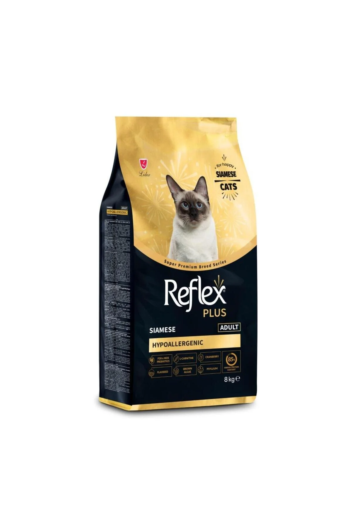 Reflex Plus HypoAllergenic Siamese Yetişkin Kedi Maması 8 Kg