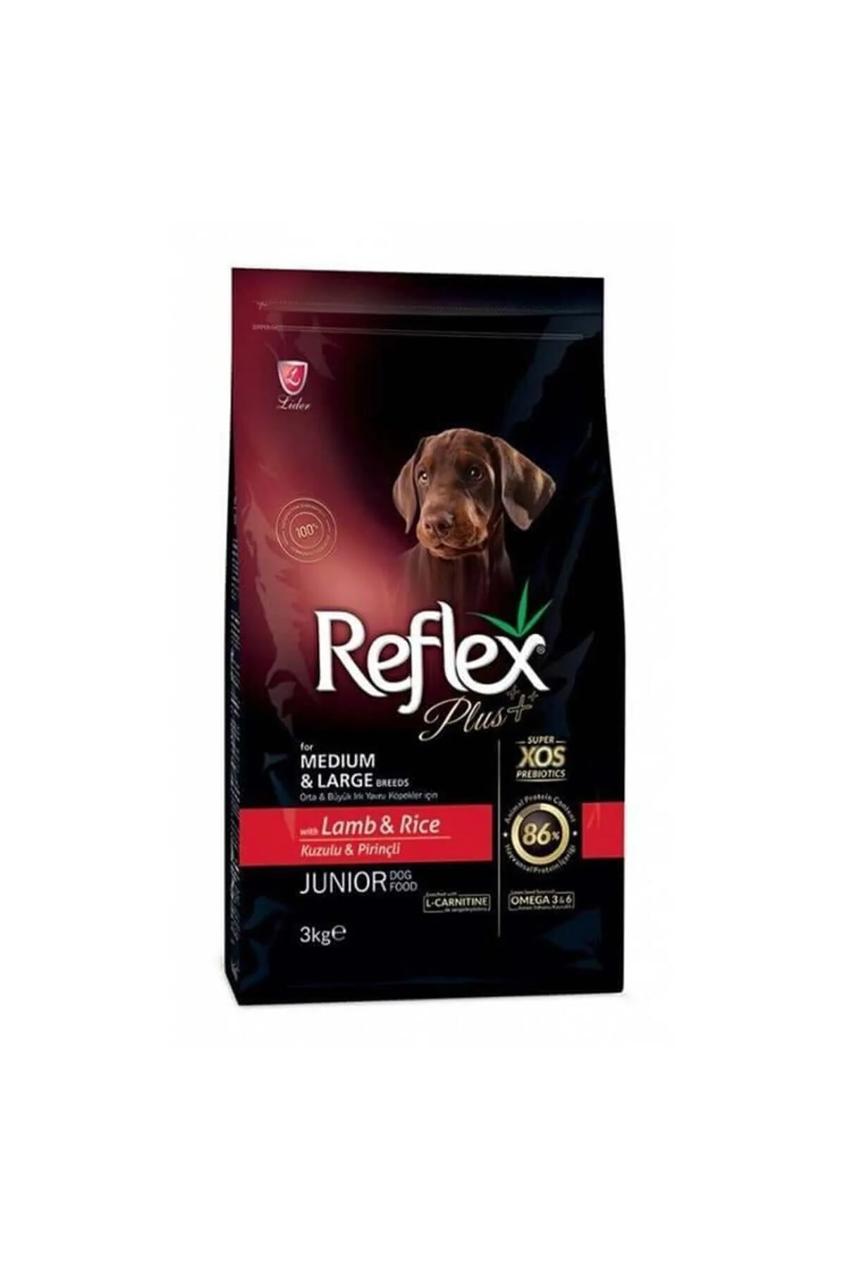 Reflex Plus Kuzu Etli Orta ve Büyük Irk Yavru Köpek Maması