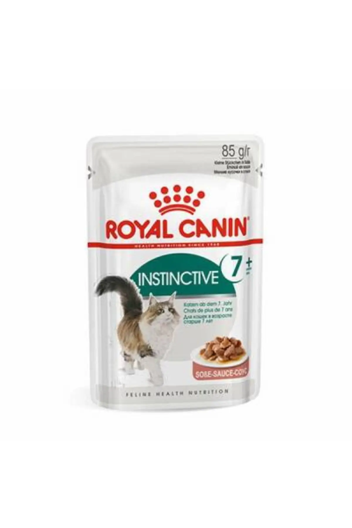 Royal Canin İnstinctive 7+ Gravy Pouch Yaşlı Kedi Konservesi 12 Adet 85 Gr